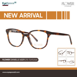 FLOWER DANIELLE 6029 215 Tortoise Eyeglasses