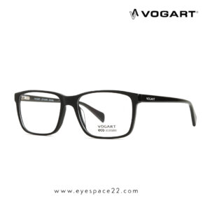 VOGART LOT#6090 2024/06 | Black Rectangle Eyeglasses