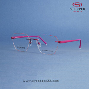Stepper STS-73457 F033 Paisin Purple | Women’s Rimless Eyeglasse