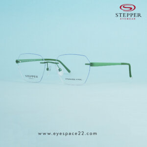 Stepper STS-73457 F065 Green | Rimless Eyeglasses Unisex