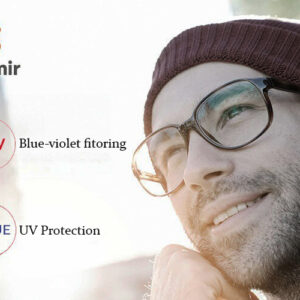 Shamir Finished Single Vision AS Glacier UV - Blue Zero 1.56