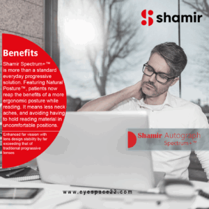 Shamir Autograph Spectrum+™ Progressive Lenses