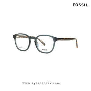 Fossil Unisex Eyeglasses Fos7156 5MZ Green Tortoise