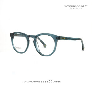 Entourage Of 7 Capistrano 0510 Eyeglasses – Green Round Acetate Frame Unisex | EyeSpace22