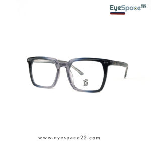 EyeSpace buy transparent blue and grey gradient square eyeglass frames