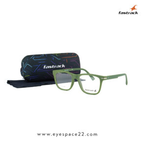 Buy Fastrack FT1579UFP4MGRV green unisex eyeglasses lightweight square design online