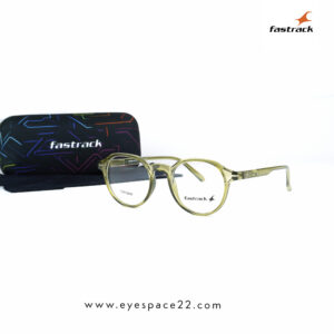 Buy Fastrack FT1507UFP13MGRV green round eyeglasses online TR90 unisex lightweight frame