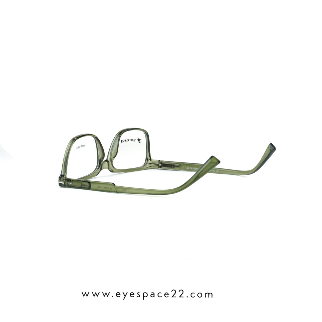 Fastrack FT1581MFP9MGRV Green Square Shape Eyeglasses Men Premium Frame