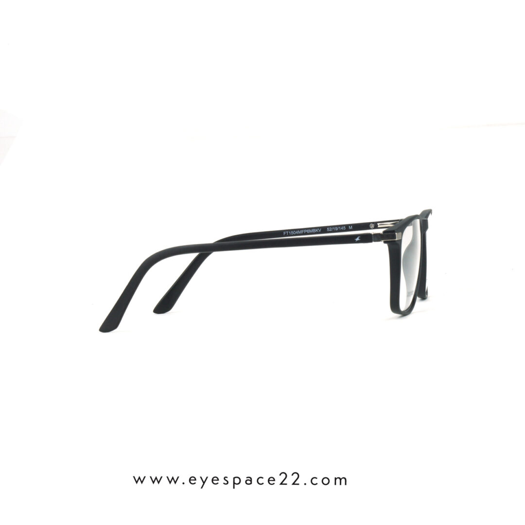 Fastrack FT1504MFP6MBKV Unisex Black Eyewear Square Wayfarer Style