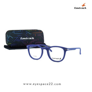 Buy Fastrack FT1577UFP5MBLV Blue Round Frame Eyeglasses Online