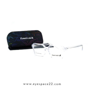 Buy Fastrack FT1657UFA3MWHV Transparent Geometric Eyeglasses Online