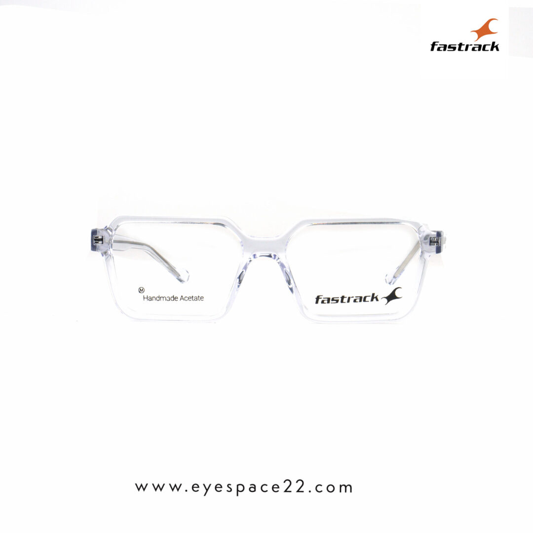 Fastrack FT1657UFA3MWHV Stylish Geometric Transparent Eyeglasses