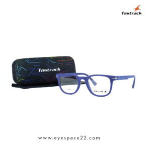Buy Fastrack FT1582UFP5MBLV Blue Square Frame Eyeglasses Online
