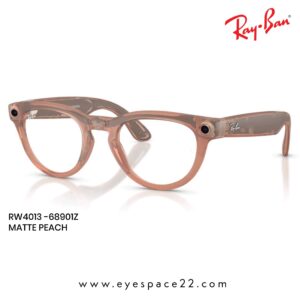 Buy Ray-Ban RW4013 transparent peach eyeglasses with premium finish online