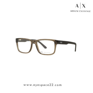 Armani Exchange AX3016 Shiny Transparent Brown Frame for Men