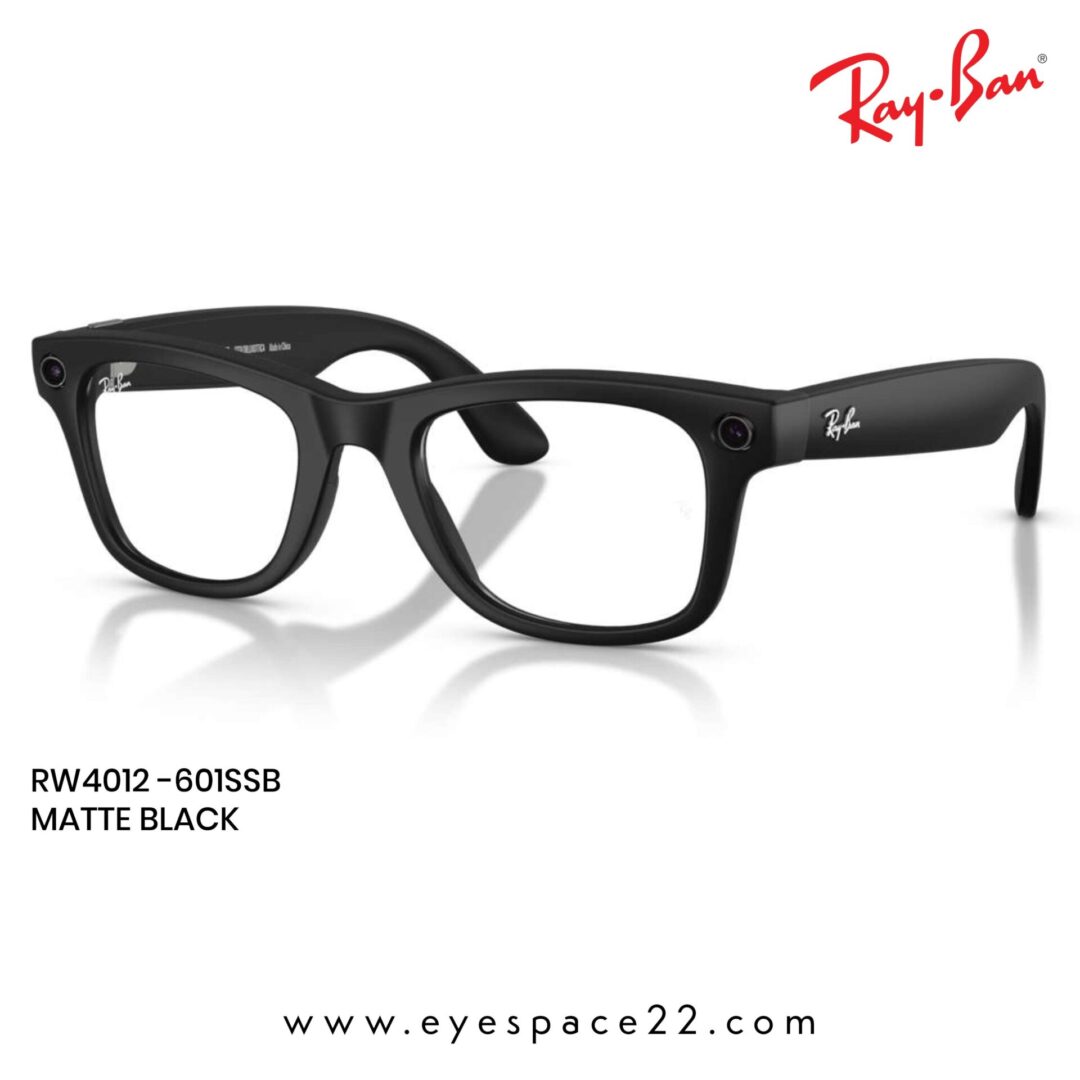 Buy Online Ray-Ban Meta Wayfarer RW4012 Matte Black Smart Eyewear with Meta AI Technology