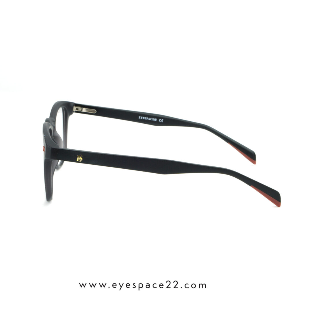Eyespace22 ESMY01-01 Shiny Black Square Eyeglasses