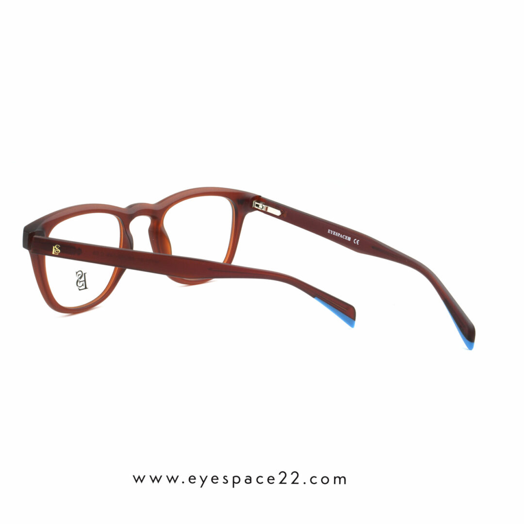 Trendy soft-edged square maroon glasses with a keyhole bridge where to buy in Dhaka.