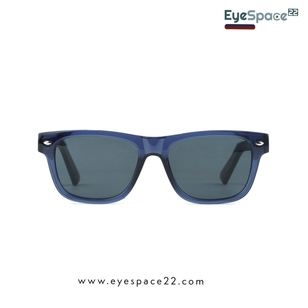 EyeSpace22 ES6811 C6 Stylish Crystal Blue Square Sunglasses