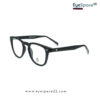 Buy Eyespace22 ES MY01-01 Matte Black Square Eyeglasses Online