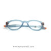 Eyespace22 ES MY02-04 Stylish Frosted Blue Round Glasses
