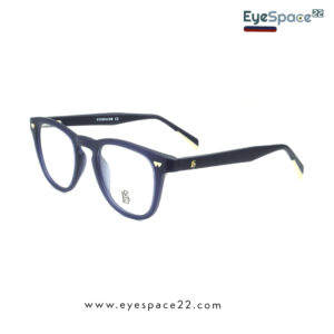 Buy Eyespace22 ES MY01-01 Matte Navy Blue Square Eyeglasses Online