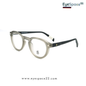 Buy frosted transparent grey round eyewear frames for men and women online.