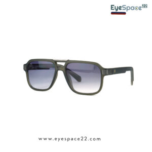 Buy Eyespace22 ES10825 C3 Olive Green Geometric Sunglasses Online