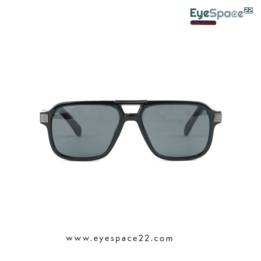Eyespace22 ES10825 C1 Premium Black Aviator Sunglasses