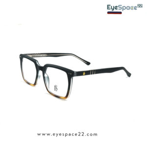 Buy EyeSpace22 ES6504-2 C2 authentic matte black and brown gradient eyeglasses online in Bangladesh