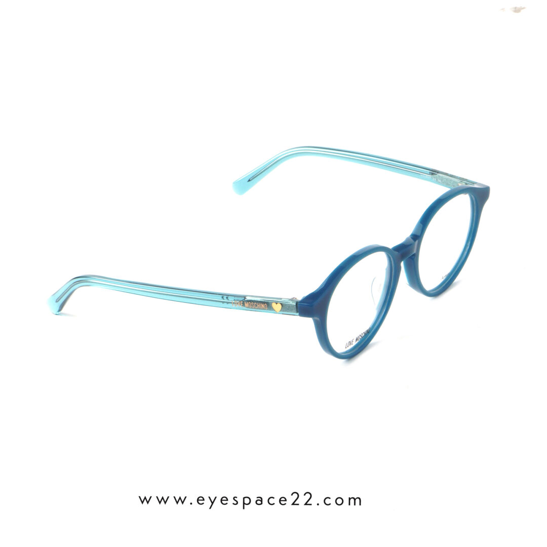 Love Moschino MOL553/F Full Rim Light Blue Eyewear Frame