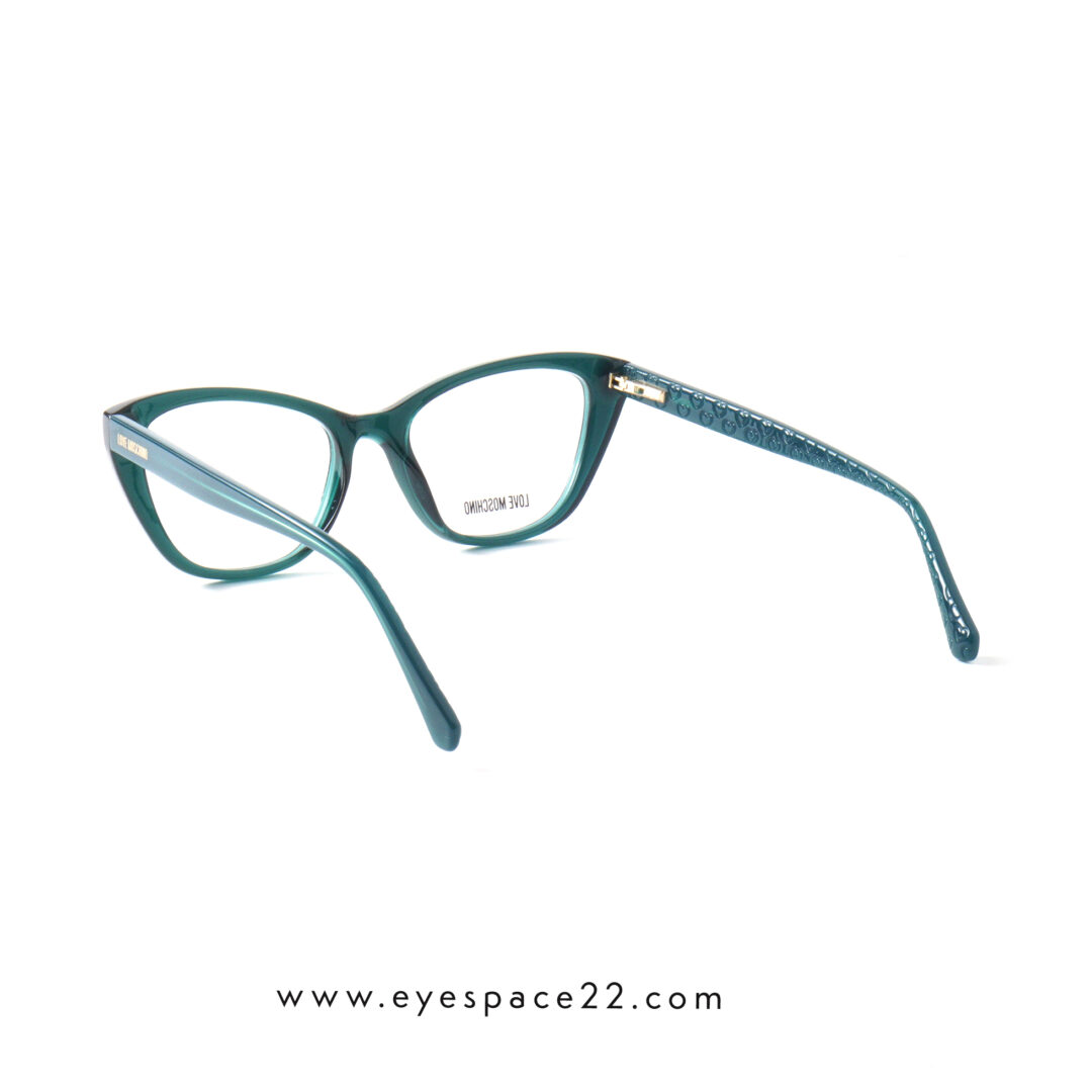 Love Moschino MOL636 Stylish Green Eyeglasses for Women