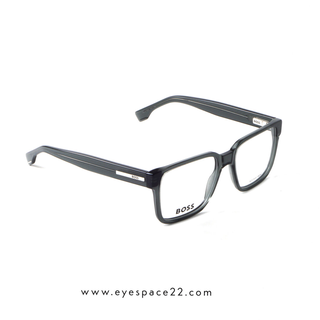 BOSS 1898 Green Square Eyeglasses for Men