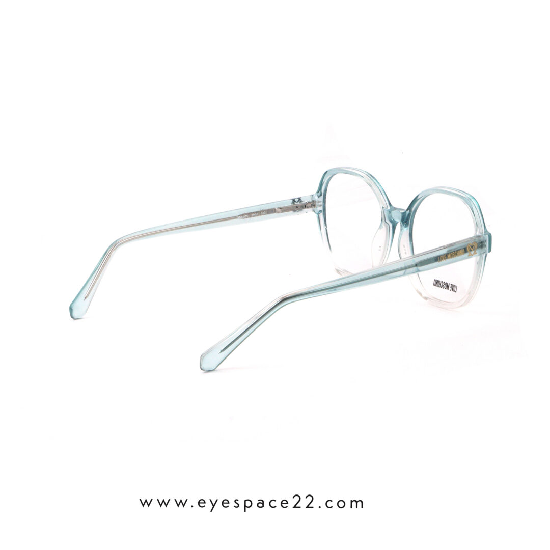 Moschino MOL616 MVU Designer Transparent Blue Optical Eyewear