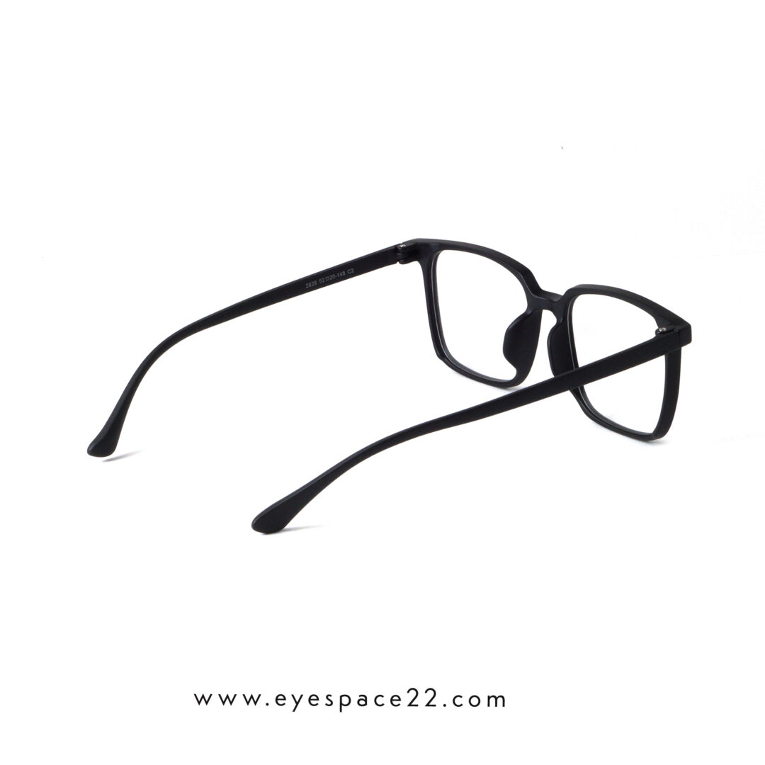 TR90 2828 C2 Lightweight Matte Black TR90 Eyeglasses