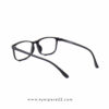 TR90 2816 C2 Premium Black Rectangular Optical Frame