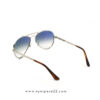 Ray-Ban Polished Silver Pilot UV Protection Sunglasses