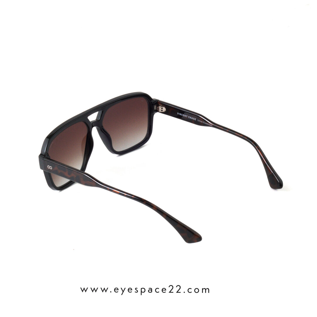 Vincent Chase Black UV Protection Polarized Sunglasses
