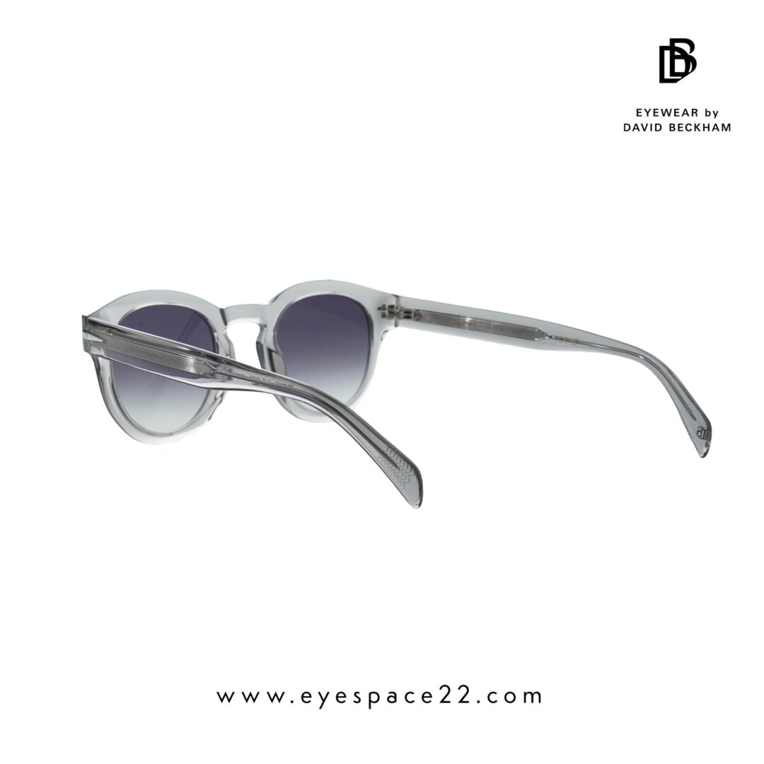 David Beckham men sunglasses grey acetate phantos frame gradient lenses