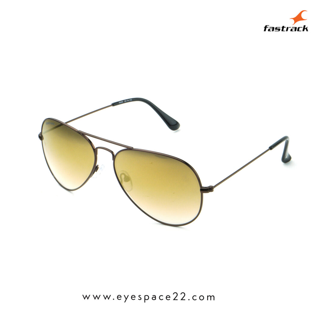 Buy Fastrack M165BR37GV Brown Aviator Sunglasses in Bangladesh