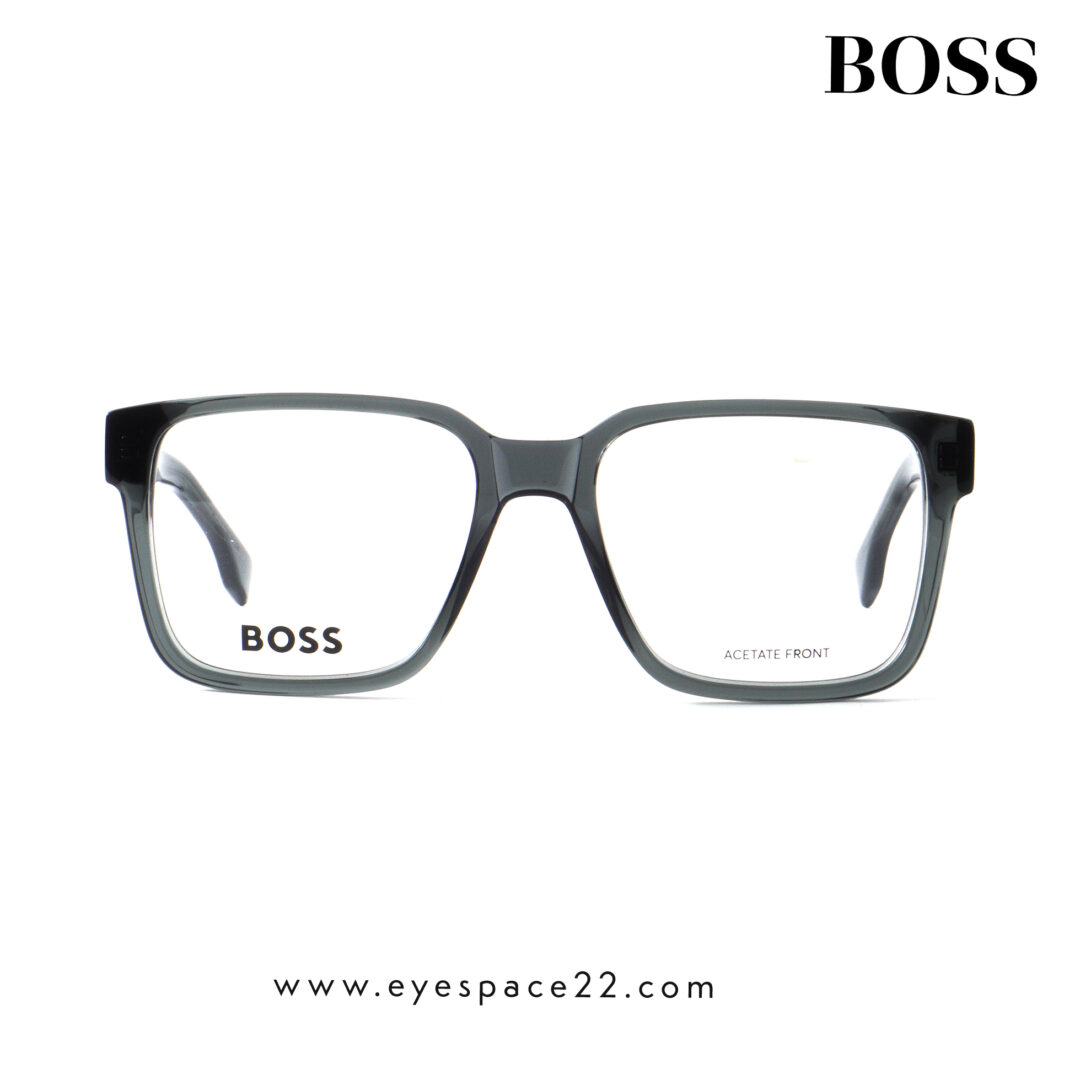 BOSS 1898 Lightweight Green Eyeglasses for Everyday Wear