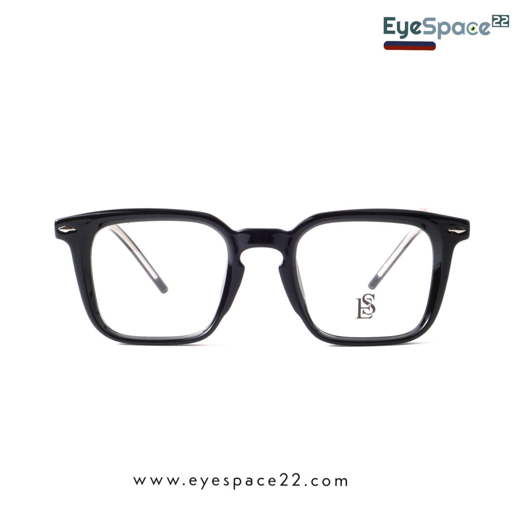 EyeSpace22 ESTR6916 C1 Lightweight Glossy Black Optical Eyewear