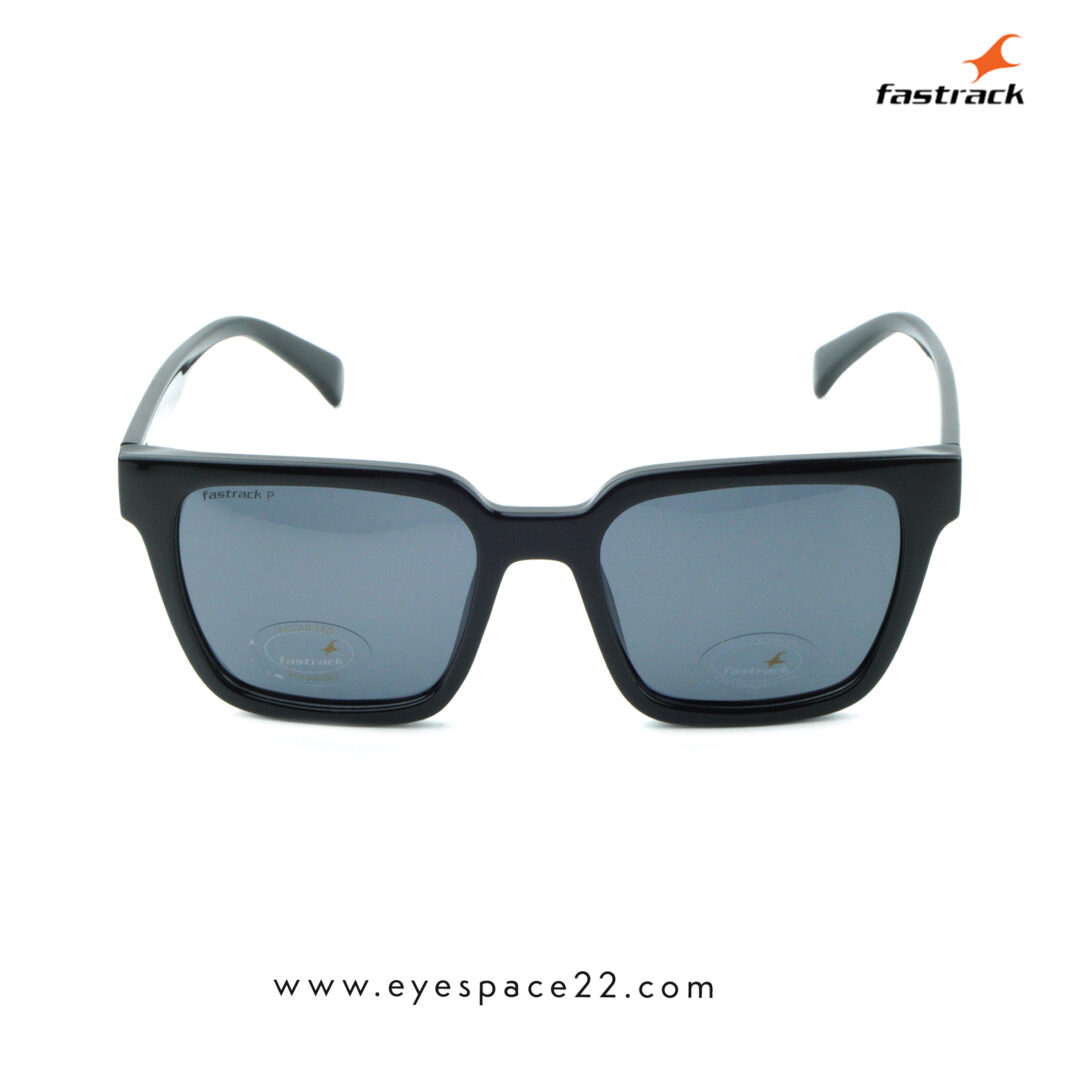Fastrack P494GY1PV Lightweight Grey Square Sunglasses