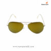 Fastrack Golden UV Protection Square Sunglasses