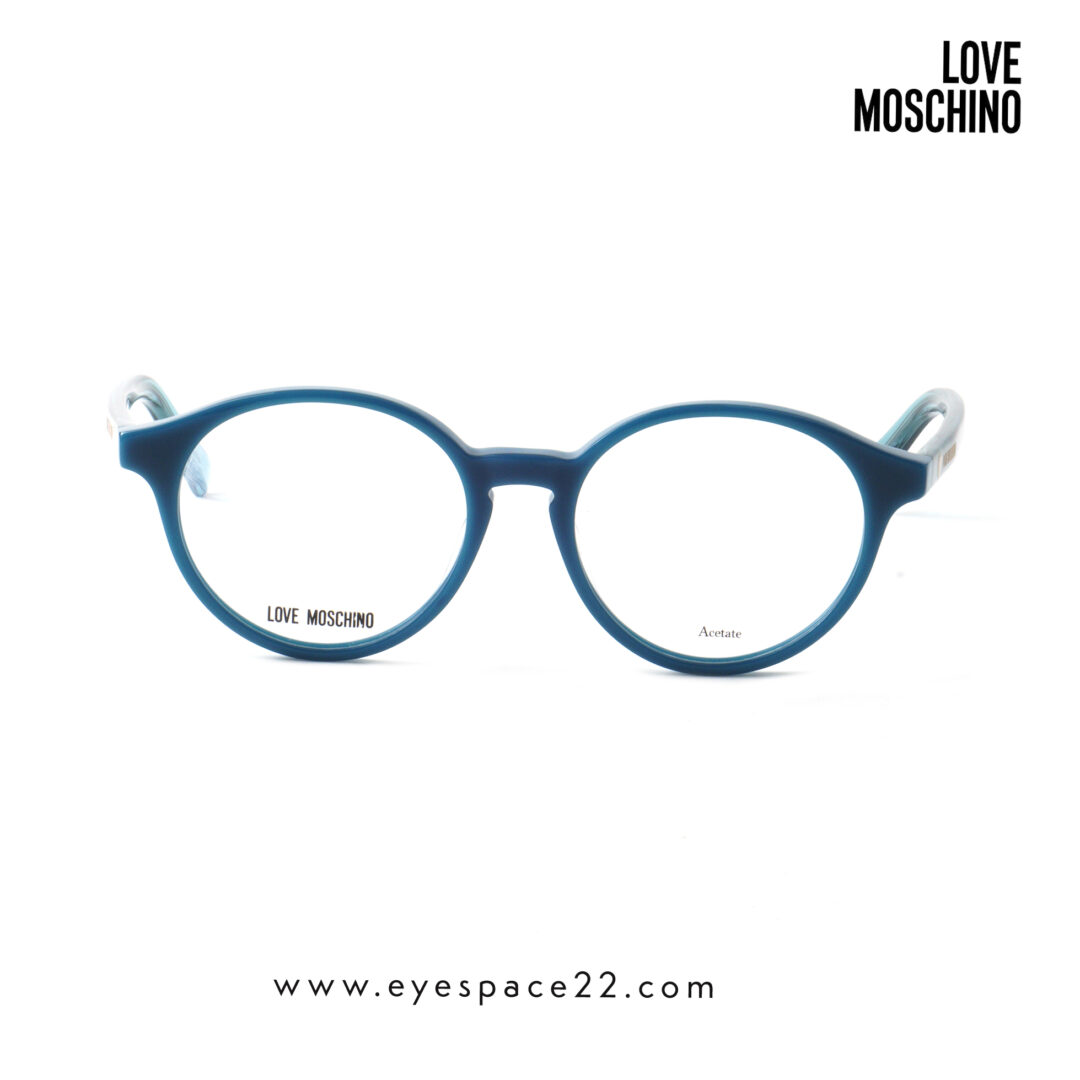 Love Moschino MOL553/F Designer Light Blue Optical Eyewear