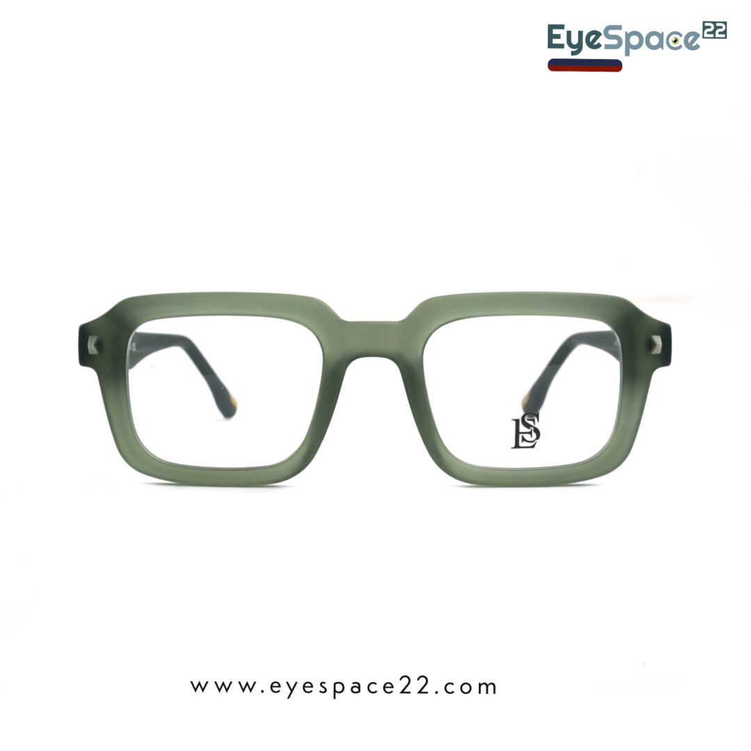 Eyespace22 ES MY03-06 Eyeglasses Olive green Acetate Eyewear