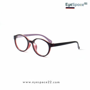 Buy TR90 68165 C5 Dark Wine Red Kids Eyeglasses in Bangladesh