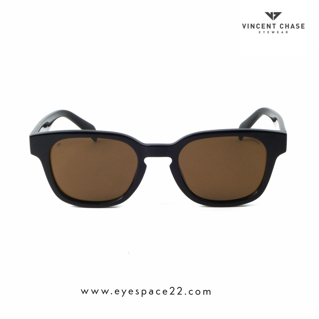 Vincent Chase Stylish Unisex Black Sunglasses