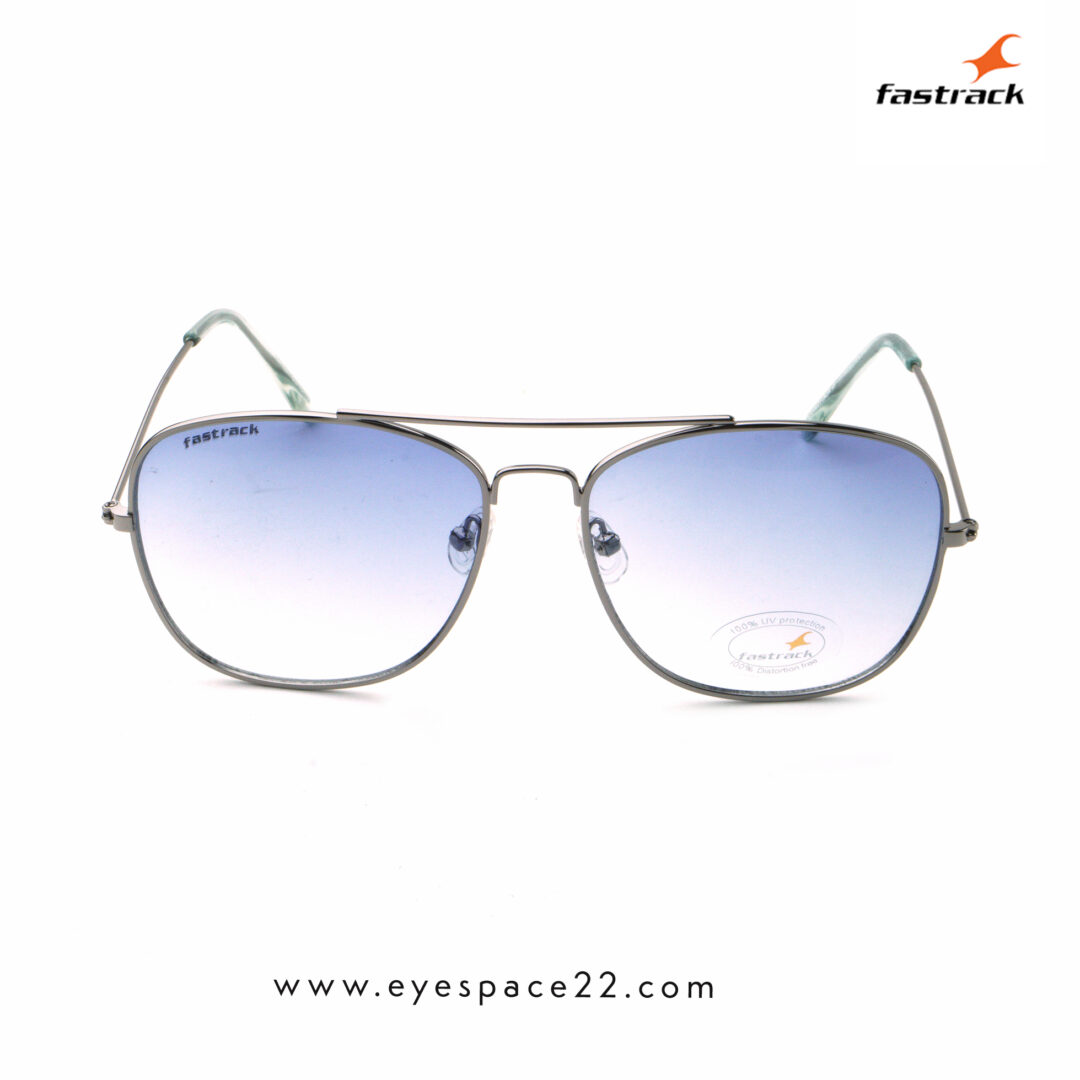 Fastrack M254BU2V Stylish Blue Metal Navigator Eyewear