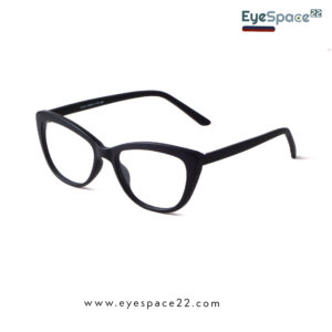 Buy TR90 68188 C2 Matte Black Cat-Eye Women's Eyeglasses in Bangladesh